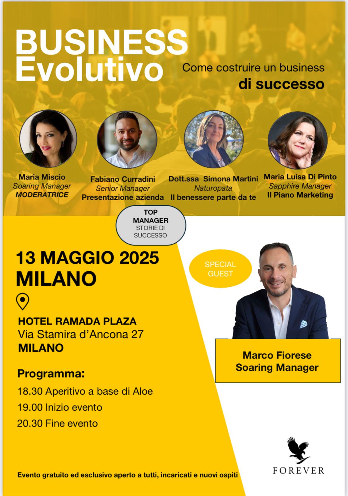Una serata dedicata ad una grande opportunità alla portata di chi sente di volere un cambiamento